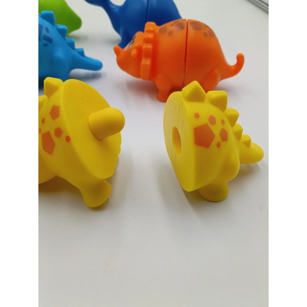 Learning Resources Snap-n-Learn Matching Dinos Kids OS Multicolor Good 8pc Set